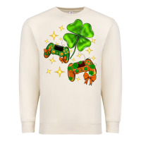 Sandshell St. Patrick's Day with game control and clover Premium Sweatshirt - Neo Western