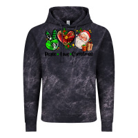 Cloud Black peace love  christmas Vintage Hoodie - AdoDesignShop