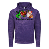 Cloud Purple peace love  christmas Vintage Hoodie - AdoDesignShop