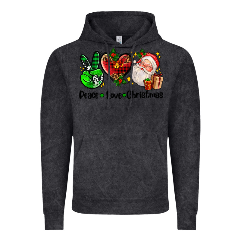 Peace Love  Christmas Vintage Hoodie by AdoDesignShop | Teevron