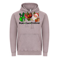 Vintage Zinc peace love  christmas Vintage Hoodie - AdoDesignShop