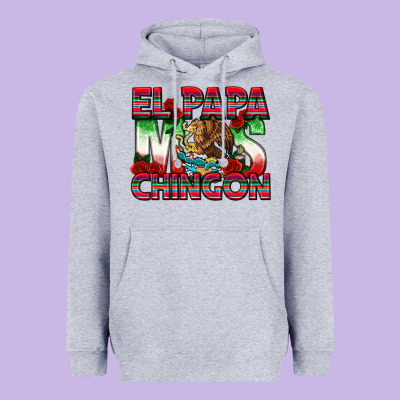 El Papa Mas Chingon Heavyweight Hoodie Designed By Texasbilliewilder