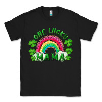 Black st patricks day one lucky mama Classic Tee - RanaPortraitStore