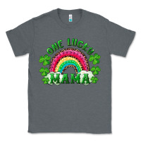Charcoal Heather st patricks day one lucky mama Classic Tee - RanaPortraitStore