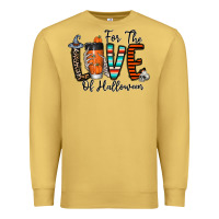 Antique Gold for the love of halloween Premium Sweatshirt - CowhideDigitalArt