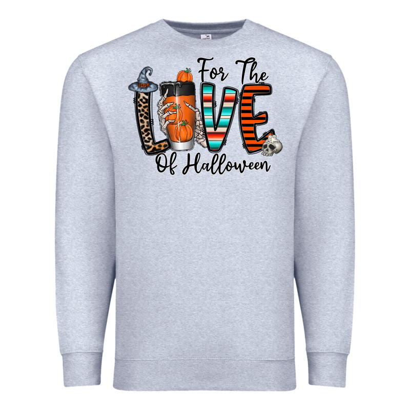 For The Love Of Halloween Premium Sweatshirt by CowhideDigitalArt | Teevron