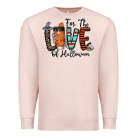 Pale Pink for the love of halloween Premium Sweatshirt - CowhideDigitalArt