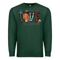 Sports Green for the love of halloween Premium Sweatshirt - CowhideDigitalArt