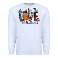 White for the love of halloween Premium Sweatshirt - CowhideDigitalArt