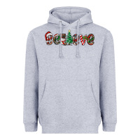 Heather Grey christmas believe Heavyweight Hoodie - RanaPortraitStore