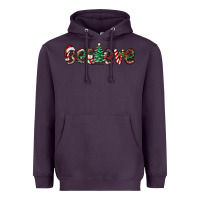 Plum christmas believe Heavyweight Hoodie - RanaPortraitStore