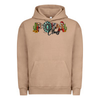 Pigment Burro western christmas papa claus sunflowers and cactus Urban Hoodie - Jasminsmagicworld