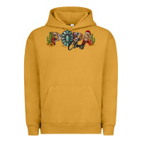 Pigment Peanut Butter western christmas papa claus sunflowers and cactus Urban Hoodie - Jasminsmagicworld