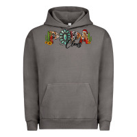 Pigment Tornado western christmas papa claus sunflowers and cactus Urban Hoodie - Jasminsmagicworld