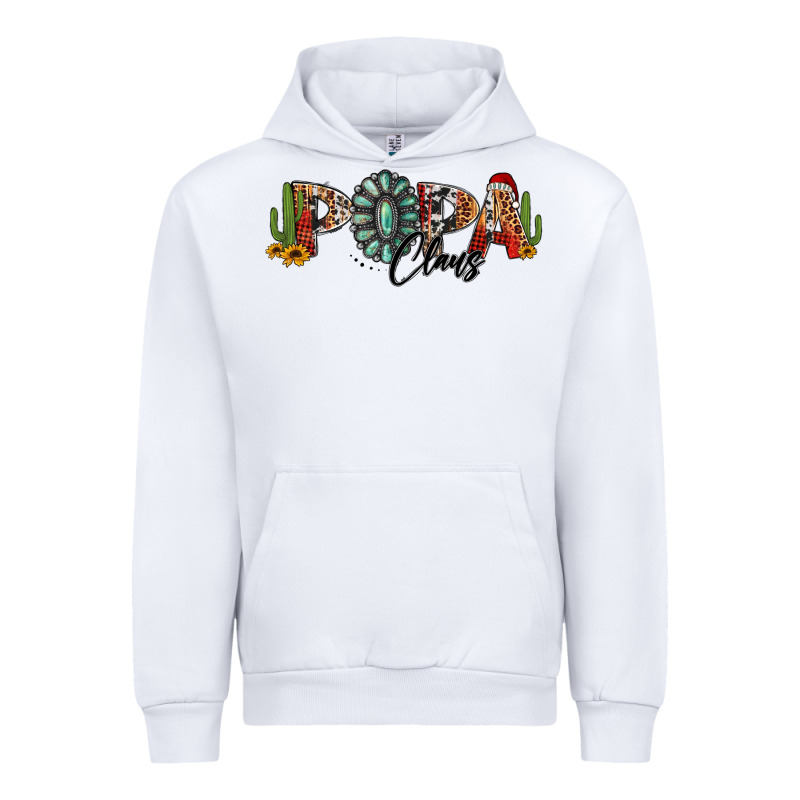Western Christmas Papa Claus Sunflowers And Cactus Urban Hoodie by Jasminsmagicworld | Teevron