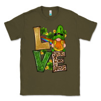 Army Green st patricks day gnomes shamrock love Classic Tee - RanaPortraitStore
