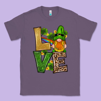 St Patricks Day Gnomes Shamrock Love Classic Tee Designed By Ranaportraitstore