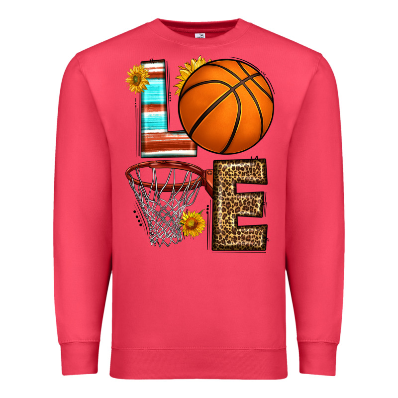 Western Basketball Love Premium Sweatshirt by HRA Design Shop | Teevron