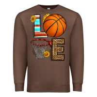 Chestnut western basketball love Premium Sweatshirt - HRA Design Shop