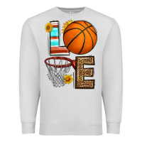 Dove Grey western basketball love Premium Sweatshirt - HRA Design Shop