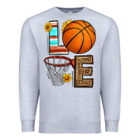 Heather Grey western basketball love Premium Sweatshirt - HRA Design Shop