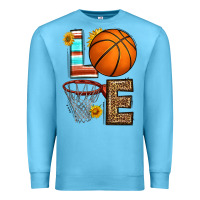 Ocean Blue western basketball love Premium Sweatshirt - HRA Design Shop