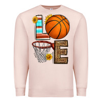 Pale Pink western basketball love Premium Sweatshirt - HRA Design Shop