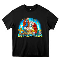 Black Love Came Down Heavy Core Tee - CowhideDigitalArt