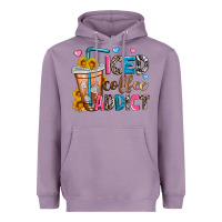 Lavender iced coffee addict Heavyweight Hoodie - Zillion Design Studio