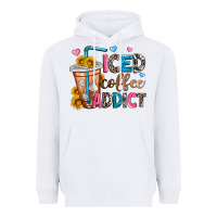 White iced coffee addict Heavyweight Hoodie - Zillion Design Studio