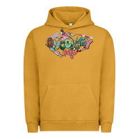 Pigment Peanut Butter Oncology Nurse western Urban Hoodie - NancyCooperArtShop