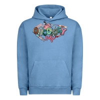 Pigment Pebble Blue Oncology Nurse western Urban Hoodie - NancyCooperArtShop