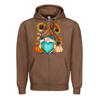 Chestnut Western Fall gnome Zipper Hoodie - RanaPortraitStore