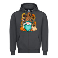 Smoke Western Fall gnome Zipper Hoodie - RanaPortraitStore
