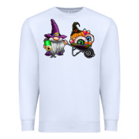 White halloween Premium Sweatshirt - CowhideDigitalArt