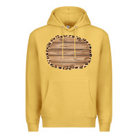 Antique Gold wood and leopard background 3200x2400 Premium Hoodie - AdoDesignShop