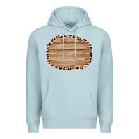 Blue Mist wood and leopard background 3200x2400 Premium Hoodie - AdoDesignShop