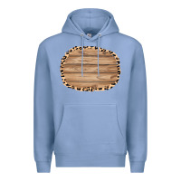 Colony Blue wood and leopard background 3200x2400 Premium Hoodie - AdoDesignShop