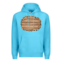 Ocean Blue wood and leopard background 3200x2400 Premium Hoodie - AdoDesignShop