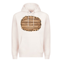 Pale Pink wood and leopard background 3200x2400 Premium Hoodie - AdoDesignShop