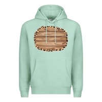 Seafoam wood and leopard background 3200x2400 Premium Hoodie - AdoDesignShop