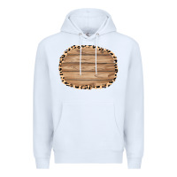 White wood and leopard background 3200x2400 Premium Hoodie - AdoDesignShop