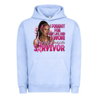 Pigment Grape Ice I fought for my life and i won afro woman Urban Hoodie - NancyCooperArtShop