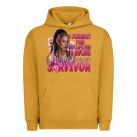 Pigment Peanut Butter I fought for my life and i won afro woman Urban Hoodie - NancyCooperArtShop