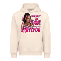 Sandshell I fought for my life and i won afro woman Urban Hoodie - NancyCooperArtShop