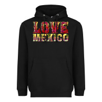 Black Love Mexico Heavyweight Hoodie - texasbilliewilder