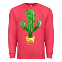Cardinal mexican cactus Premium Sweatshirt - FaDigitalArtStudio