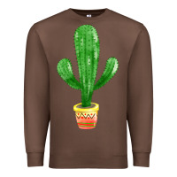Chestnut mexican cactus Premium Sweatshirt - FaDigitalArtStudio