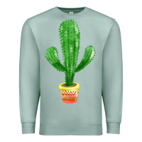 Seafoam mexican cactus Premium Sweatshirt - FaDigitalArtStudio