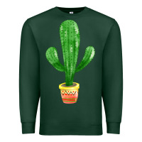 Sports Green mexican cactus Premium Sweatshirt - FaDigitalArtStudio